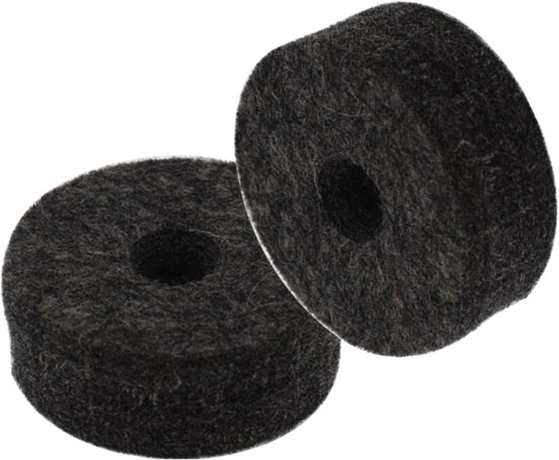 CashBeat 20pcs Cymbal Replacement Accessories Set, 10 Pcs Cymbal Stand Felt Pads & 10 Pcs Plastic Sleeves, Essential Hardware for Drum Kit Maintenance, Black - Image 4